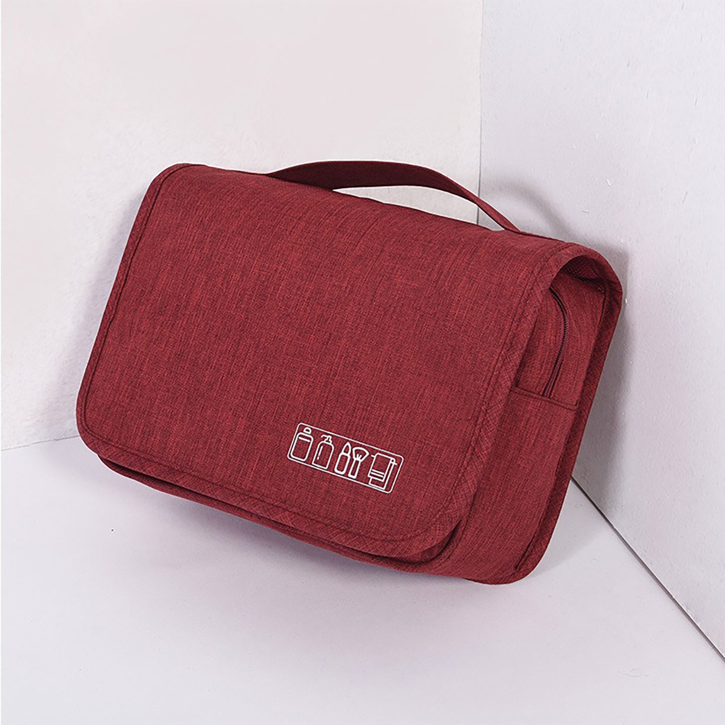 Hanging Toiletry Bag - Waterproof Travel Organizer with 4 Compartments & Hook
