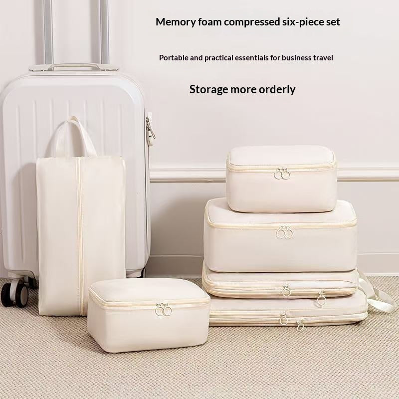 Compression Packing Cubes, 6 or 8 Piece Set - Pack More, Zip It Shut