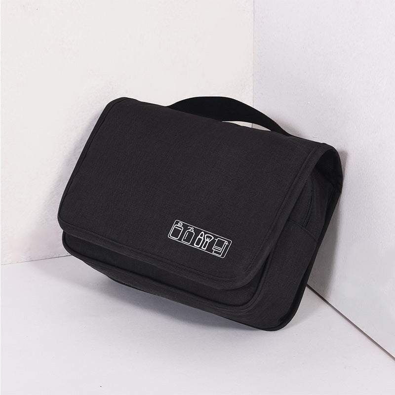 Hanging Toiletry Bag - Waterproof Travel Organizer with 4 Compartments & Hook